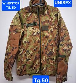 Giubbotto windstop militare esercito tg.50 unisex