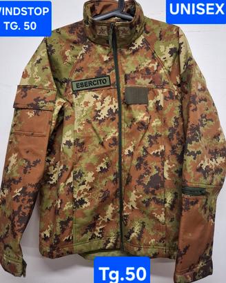 Giubbotto windstop militare esercito tg.50 unisex