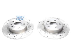 DISCHI FRENO PER DAEWOO CHEVROLET FORATI SCANALATI