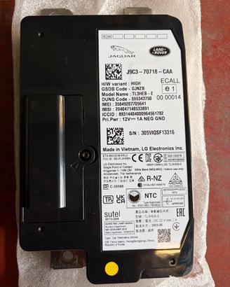 MODULO TELEMATICA JAGUAR LANDROVER J9C3-70718-CAA