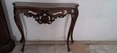 Consolle da Ingresso  in Legno Stile Barocco