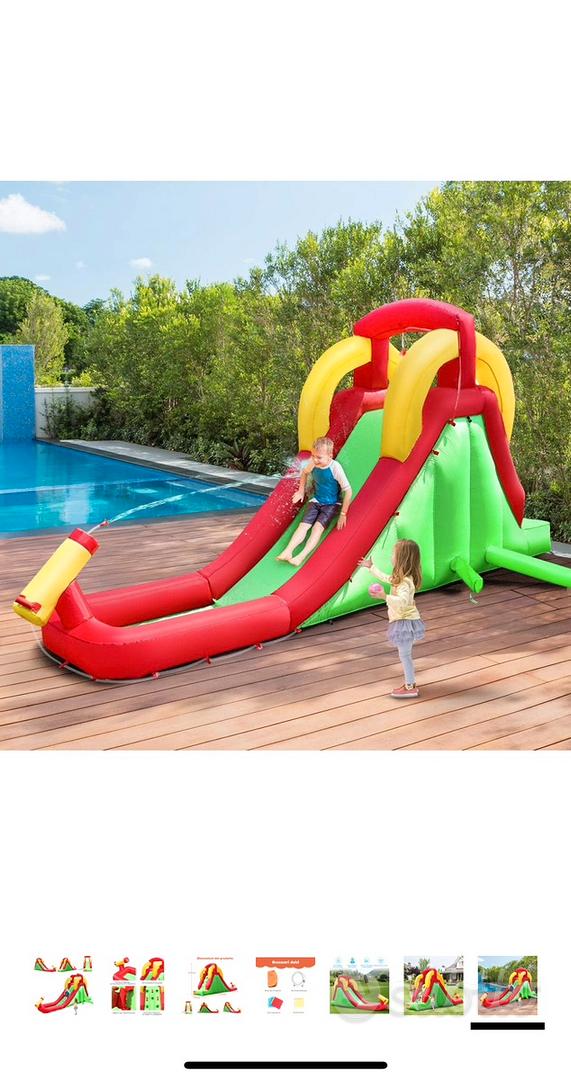 Scivolo gonfiabile per bambini scivolo acquatico - Tutto per i bambini In  vendita a Napoli