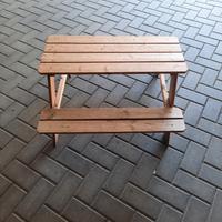 tavolino picnic in legno per bambini