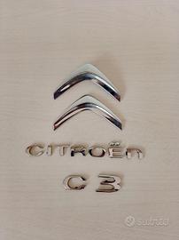 Scritta+Logo portellone posteriore Citroen C3