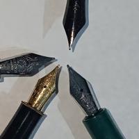 lotto di penne stilografiche + inchiostri 