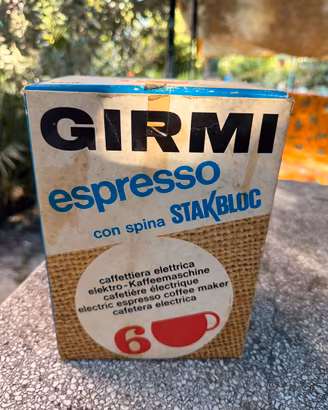Girmi Espresso CF11 STAKBLOC NUOVA MAI USATA