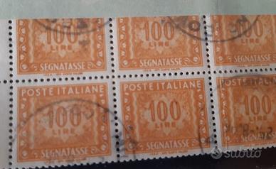 Francobollo 100 L. - Segnatasse