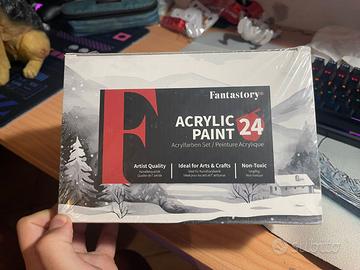 Set 24 colori acrilici Fantastory