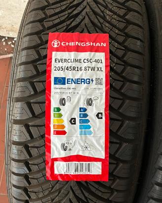 Gomme 4 stagioni 205/45R16 Nuove