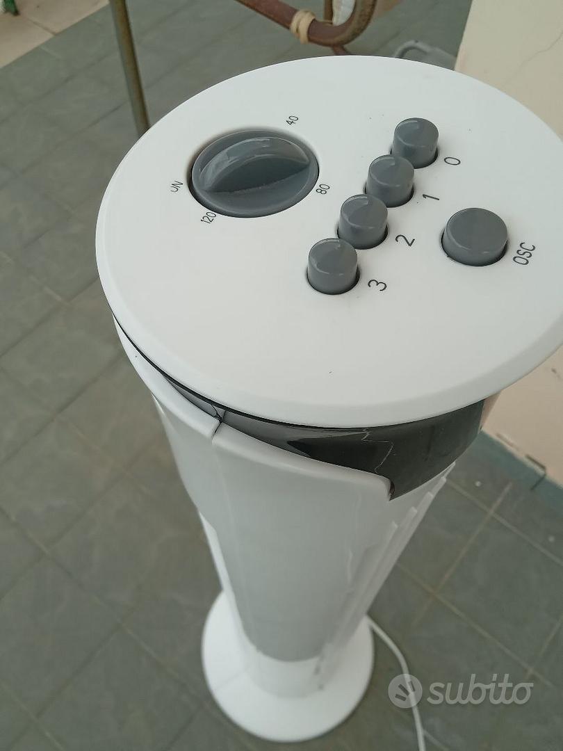 Ventola di raffreddamento senza lama da 40 W Ventilatore a torre oscillante da 18 pollici a