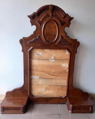 specchiera d’epoca d’appoggio