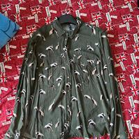 Camicia verde Stradivarius