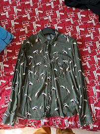 Camicia verde Stradivarius