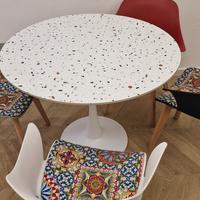 tavolo + sedie + divano letto