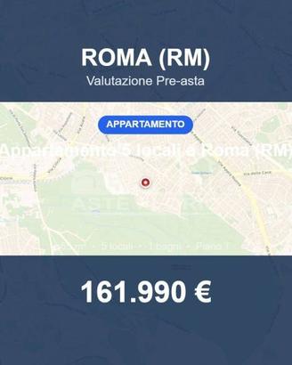 Immobile in asta di 55 m² a Roma