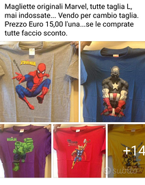Magliette Marvel originali