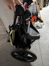 Passeggino Hauck Runner, Nero Giallo Neon