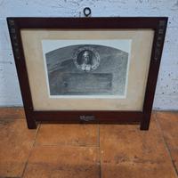 Quadre vintage con commemorazione 