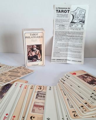 Tarot francesi vintage Philatélique mazzo 1990,