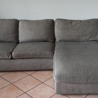 Divano Ikea Kivik 3 posti con chaise longue