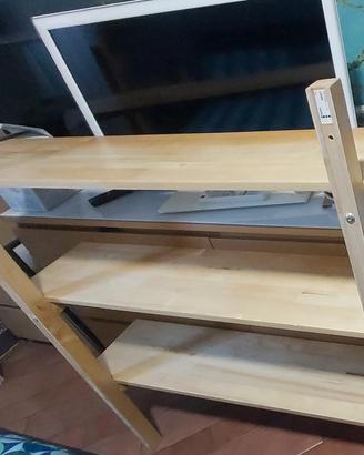 libreria in legno ikea