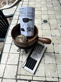 set per fonduta di formaggio Nouvel