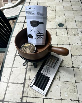 set per fonduta di formaggio Nouvel