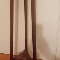 Colonna tre gambe legno vintage