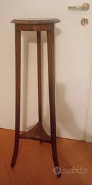 Colonna tre gambe legno vintage