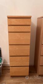 Cassettiera Malm 40x123 cm