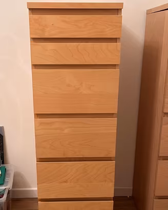 Cassettiera Malm 40x123 cm