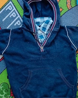 maglioncino elegante con camicia