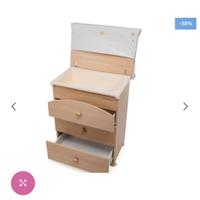 Fasciatoio e cassettiera con vaschetta