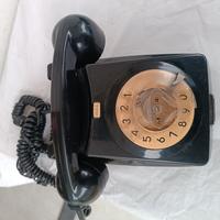 telefono vintage anni 70 a rotella