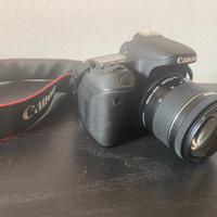 Canon Eos 77D + obiettivo 18-55 f/4-5.6