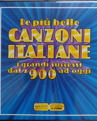 Box 9 musicassette Le più belle canzoni italiane