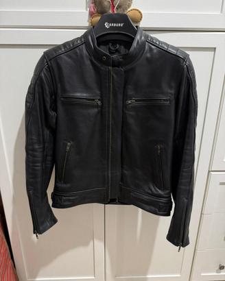 Giacca in pelle Carburo biker