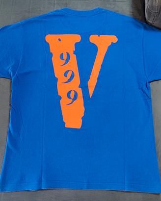 Maglietta Vlone x JuiceWRLD "Legends never die"blu