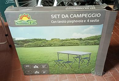 tavolino da campeggio 