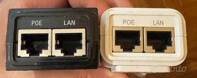 Coppia Iniettori PoE (Power over Ethernet)