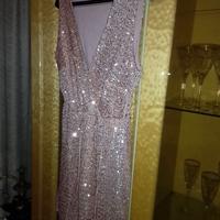 Vestito paiettes foderato internamente sotto ascel