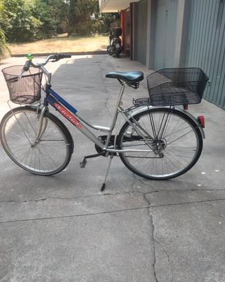 pronta all'uso bici tipo donna con tutto.
