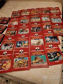 Miti Greci a Fumetti De Crescenzo 23 Libri 12 VHS