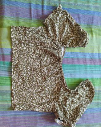 camicetta maglia a fiori