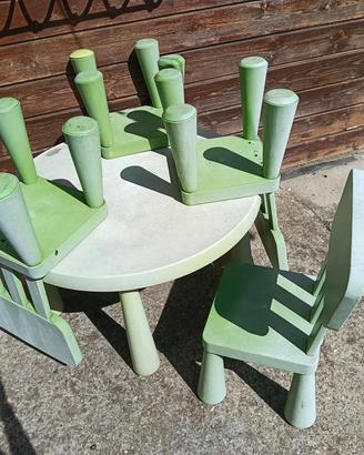 tavolo bimbi giardino
