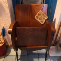 sedia originale da teatro vintage