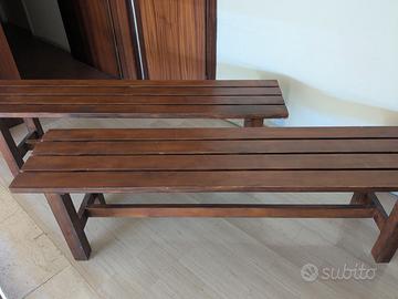 panchine in legno