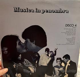 Vinile musica in penombra