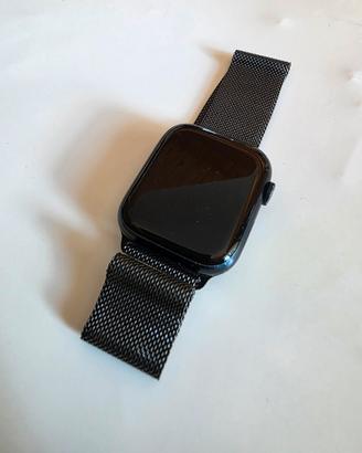 APPLE WATCH 7 45  esim , GPS, cint. maglia milan