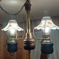 lampadario lampada fatta a mano